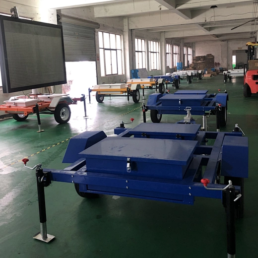 solar Full colour LED sign trailers